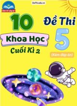 Tuyển tập 10 Đề thi cuối Kì 2 môn Khoa Học 5 Chân Trời Sáng Tạo (Kèm đáp án)